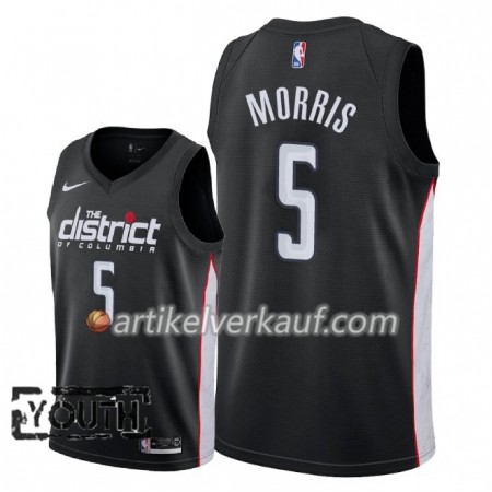 NBA Washington Wizards Trikot Markieff Morris 5 2018-19 Nike City Edition Schwarz Swingman - Kinder